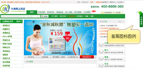 客服系统 自定义图标案例